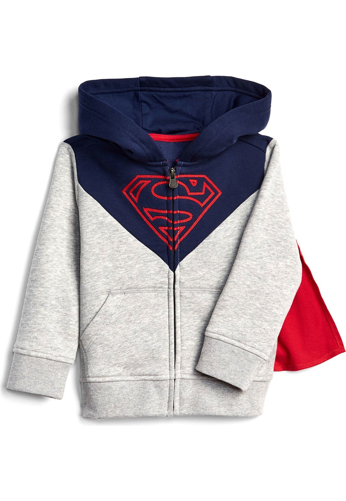 superman zipper moletom com capuz