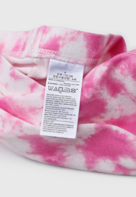 Pijama Infantil GAP Curto Full Print Rosa