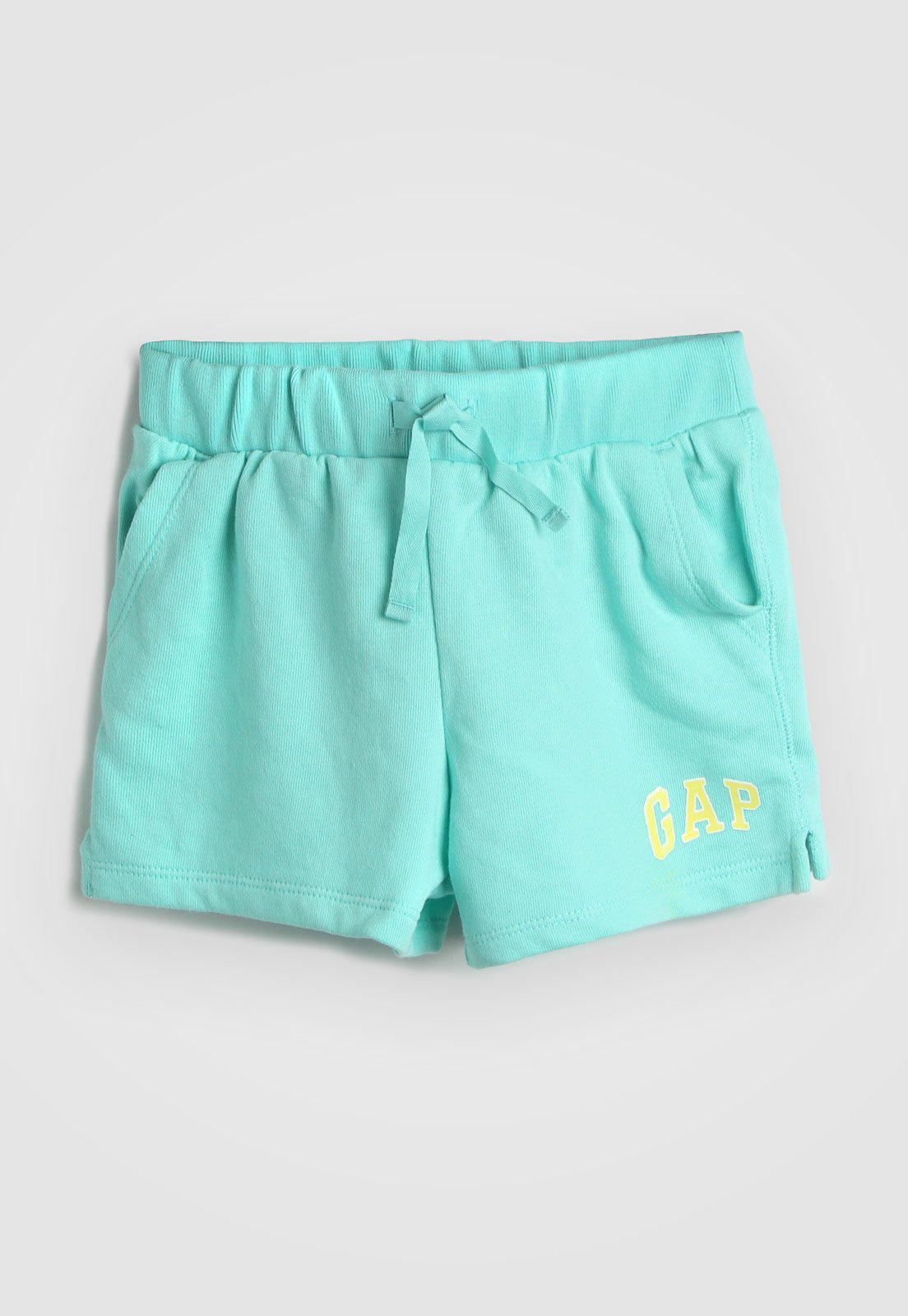 Short GAP Infantil Logo Verde Compre Agora Dafiti Brasil