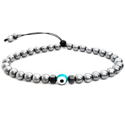 Pulseira Gafeno Acessórios De Olho Grego Azul Menor preço em Pulseira Gafeno Acessórios De Olho Grego Azul