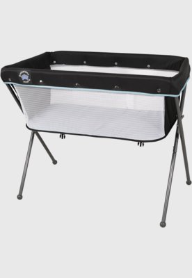 Berço portátil Bari Preto Azul é boa?