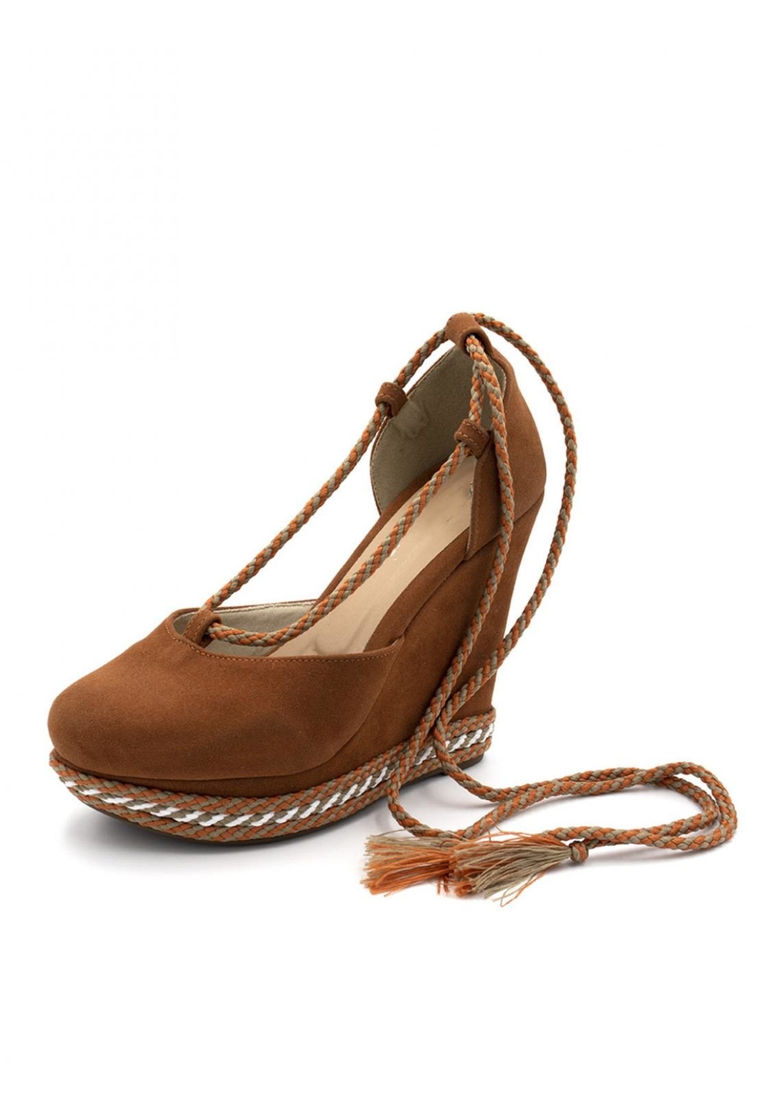 espadrille salto alto