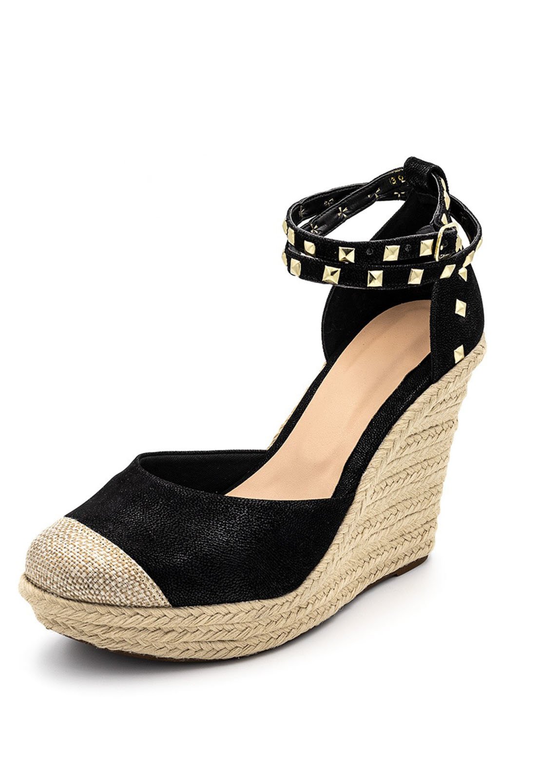 espadrille salto alto