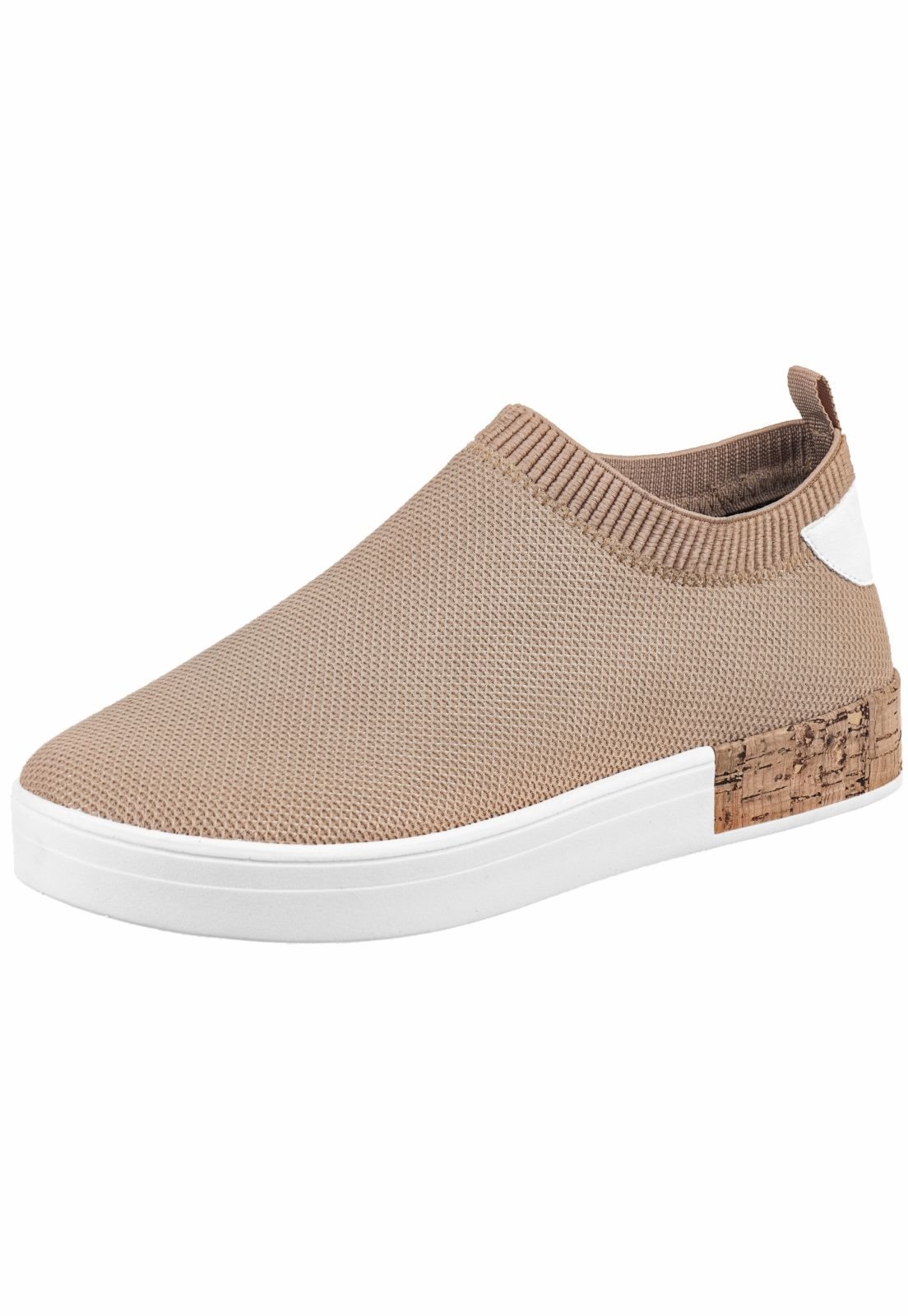 Tênis Meia Sneaker It Shoes Gigil Calce Fácil Nude - Marca Gigil