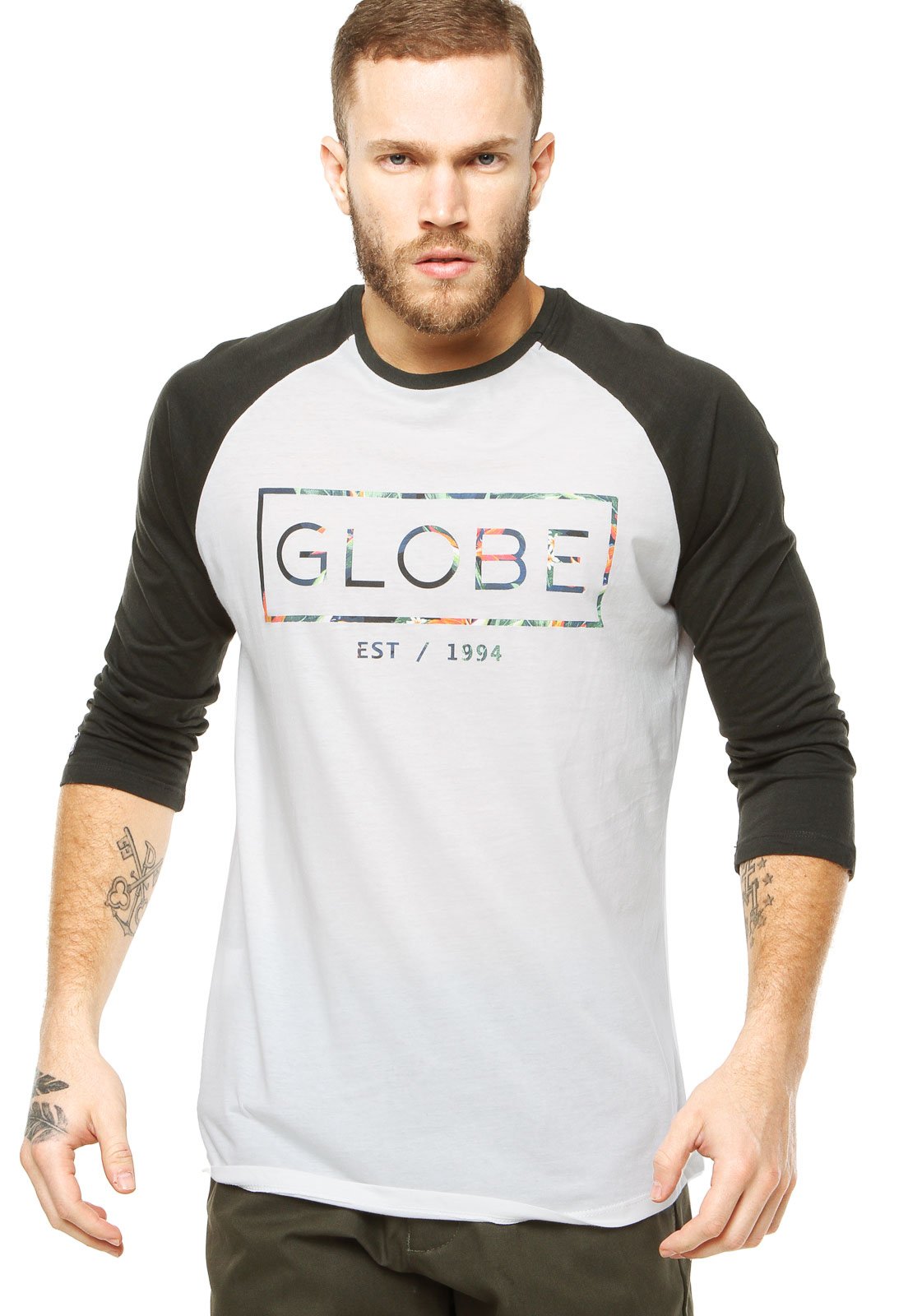 Download Camiseta Globe Floral Preta Compre Agora Kanui Brasil