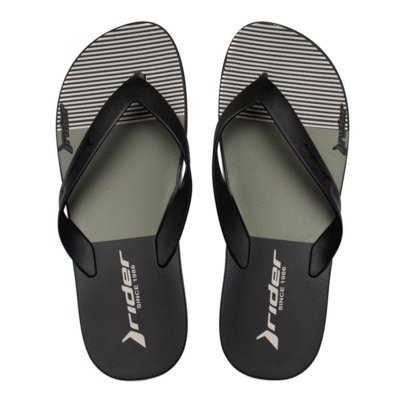Chinelo Masculino Rider Core Graphics Tiras Preto/Verde