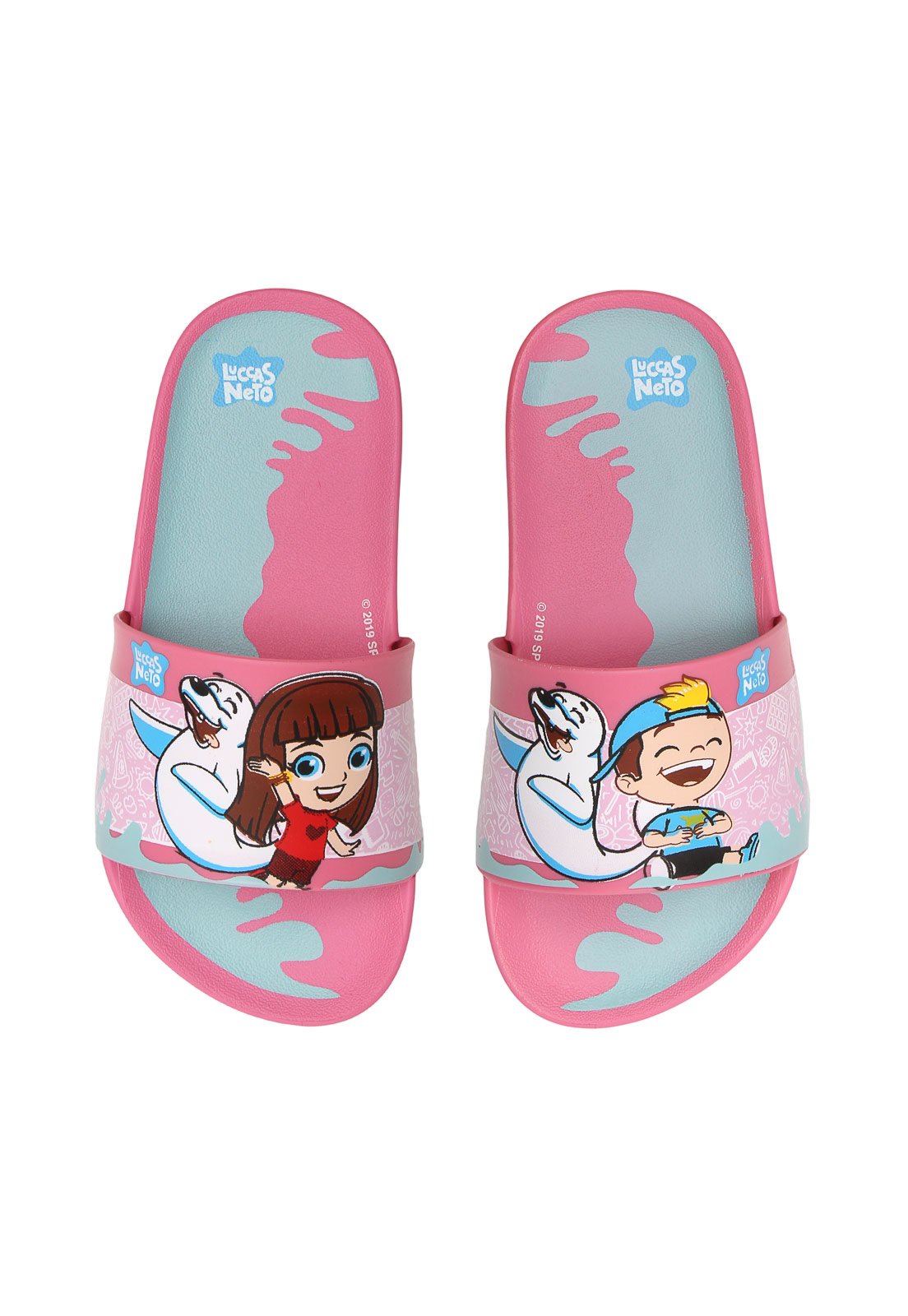 Chinelo Infantil Masculino Luccas Neto Grendene Kids em Promoção