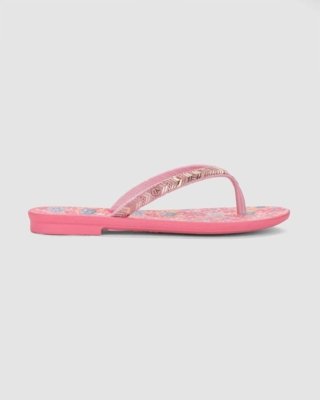 Rasteira Infantil Grendha Amor em Flor Rosa