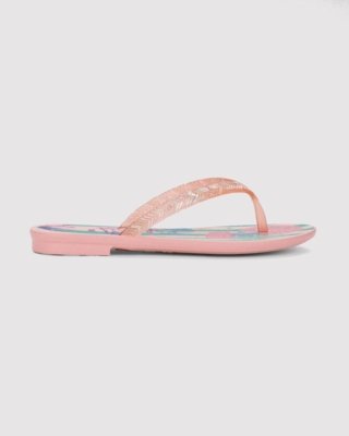 Rasteira Infantil Grendha Amor em Flor Rosa