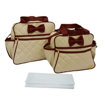 Kit Bolsa Maternidade Griff Bege Menor preço em Kit Bolsa Maternidade Griff Bege