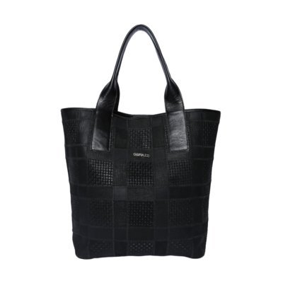 Bolsa Couro Griffazzi Shopping Bag Preta Menor preço em Bolsa Couro Griffazzi Shopping Bag Preta