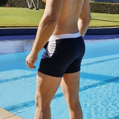 Bermuda & Sunga Boxer Grigo Collection Polo Azul