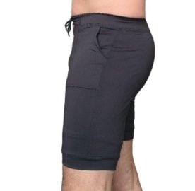 Sunga Bermuda Long  Grigo Collection  Preto