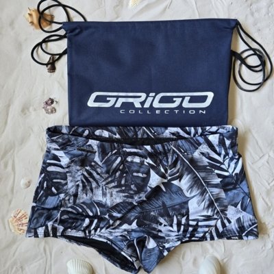 Sunga Boxer Jungle Grigo Collection  Cinza