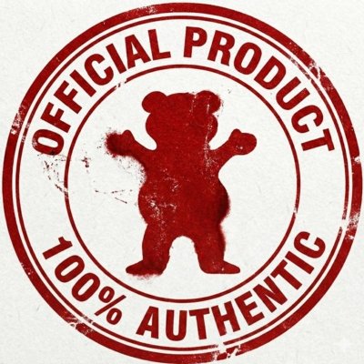 Moletom Grizzly Script Logo Crew Neck - BLACK