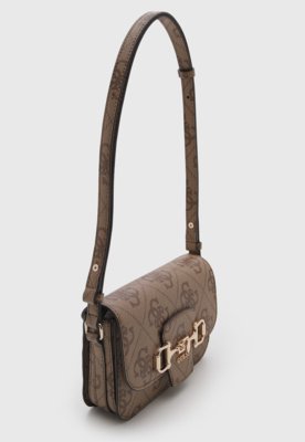Bolsa Feminina Guess Retangular Alça Longa Bege