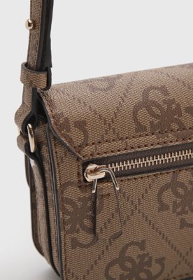 Bolsa Feminina Guess Retangular Alça Longa Bege