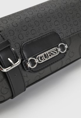 Bolsa Feminina Guess Retangular Logo Grafite