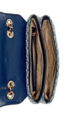 Bolsa Guess Giully II 2 Compartimentos Transversal Flap Azul