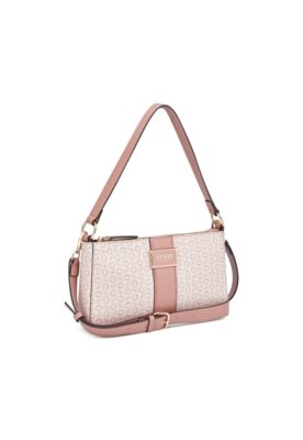 Bolsa Guess Isabella Mini Shoulder Rosa Claro