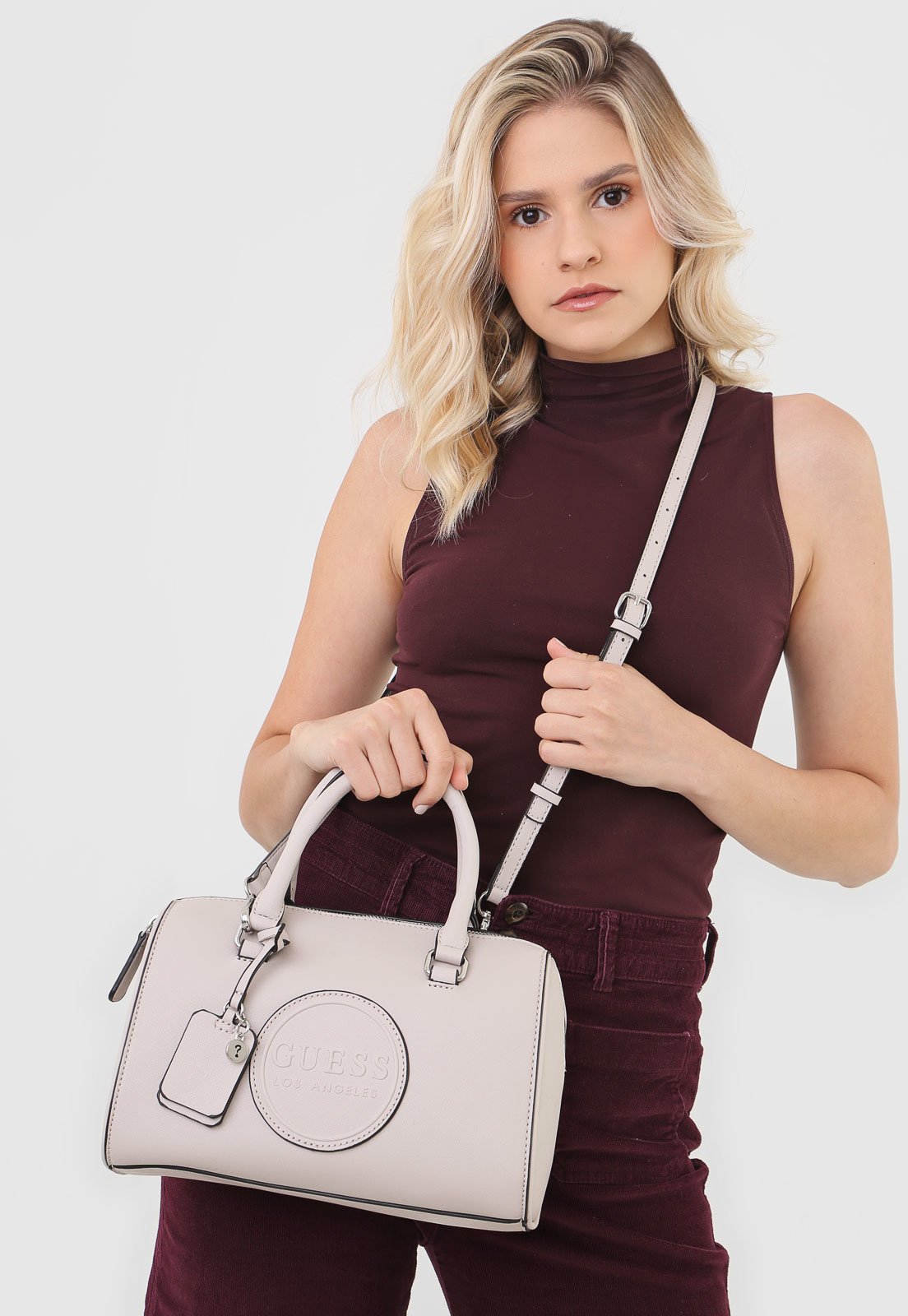 guess logo duffle bolsa