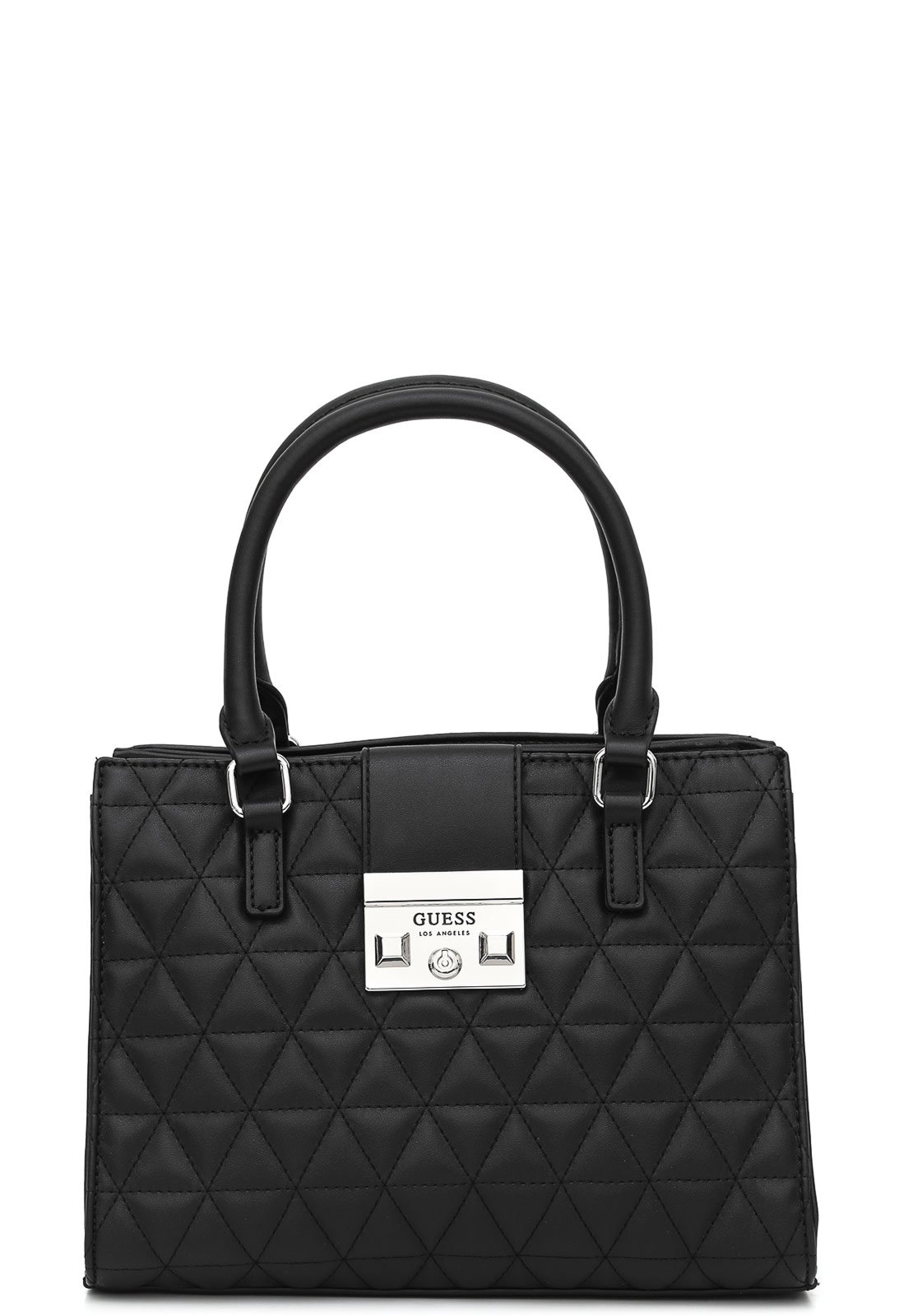 guess black quilted bolsa