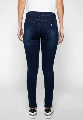 Calça Guess Skinny Mid Azul