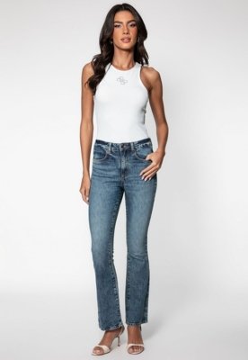 Calça Jeans Guess Bootcut Azul