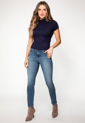 Calça Jeans Guess High Rise Skinny Azul