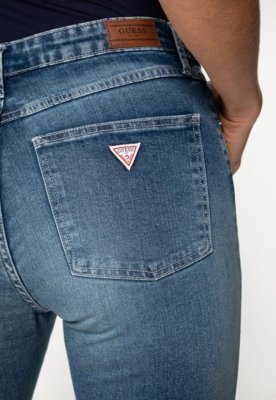 Calça Jeans Guess High Rise Skinny Azul
