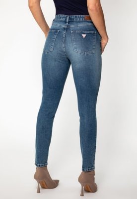 Calça Jeans Guess High Rise Skinny Azul