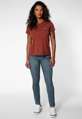 Calça Jeans Guess High Rise Skinny Azul