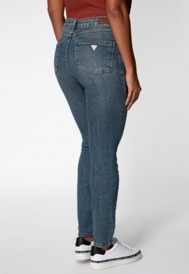 Calça Jeans Guess High Rise Skinny Azul