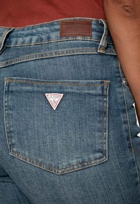 Calça Jeans Guess High Rise Skinny Azul