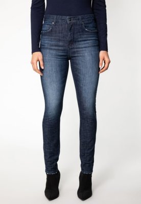 Calça Jeans Guess High Rise Skinny Azul Escuro