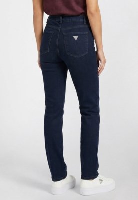 Calça Jeans Guess High Rise Skinny Azul Escuro