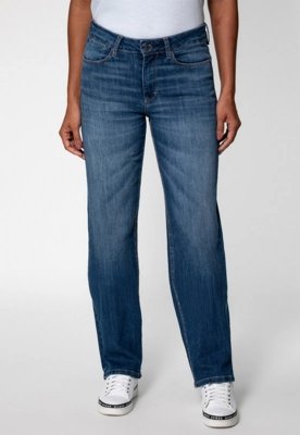 Calça Jeans Guess Mid Rise Straight Azul