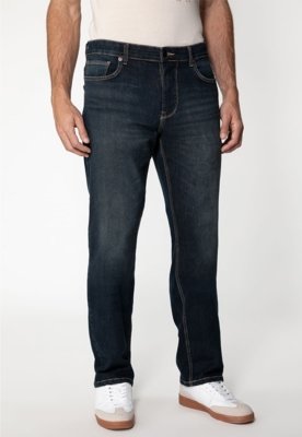 Calça Jeans Guess Regular Straight Azul Escuro