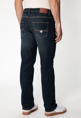 Calça Jeans Guess Regular Straight Azul Escuro
