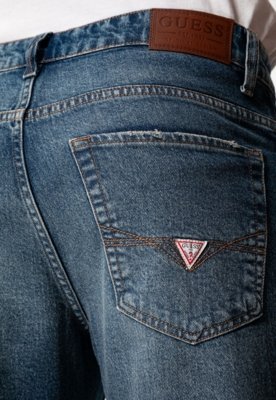 Calça Jeans Guess Relaxed Straight Azul