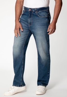 Calça Jeans Guess Relaxed Straight Azul