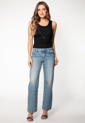 Calça Jeans Guess Slouchy Azul Claro