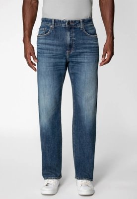 Calça Jeans Relaxed Guess Straight Azul