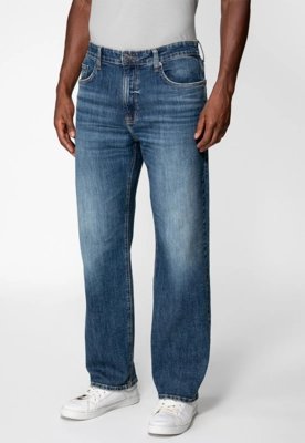 Calça Jeans Relaxed Guess Straight Azul