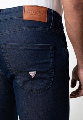 Calça Slim Straight Two Guess Azul