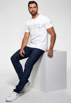Calça Slim Straight Two Guess Azul