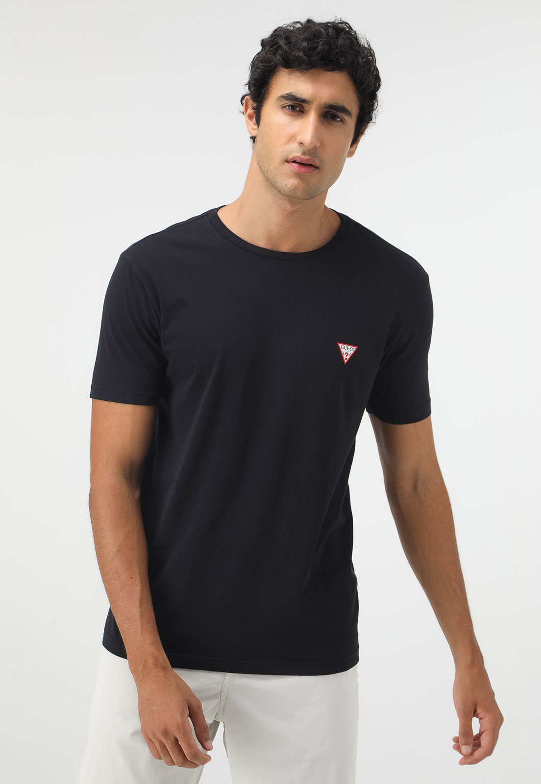 Camiseta Guess Logo Preta