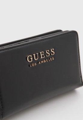 Carteira Feminina Guess Design Retangular Preta