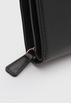 Carteira Feminina Guess Design Retangular Preta
