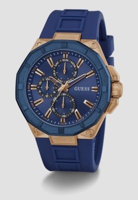 Relógio Guess Sport Multifunção Rosé Azul